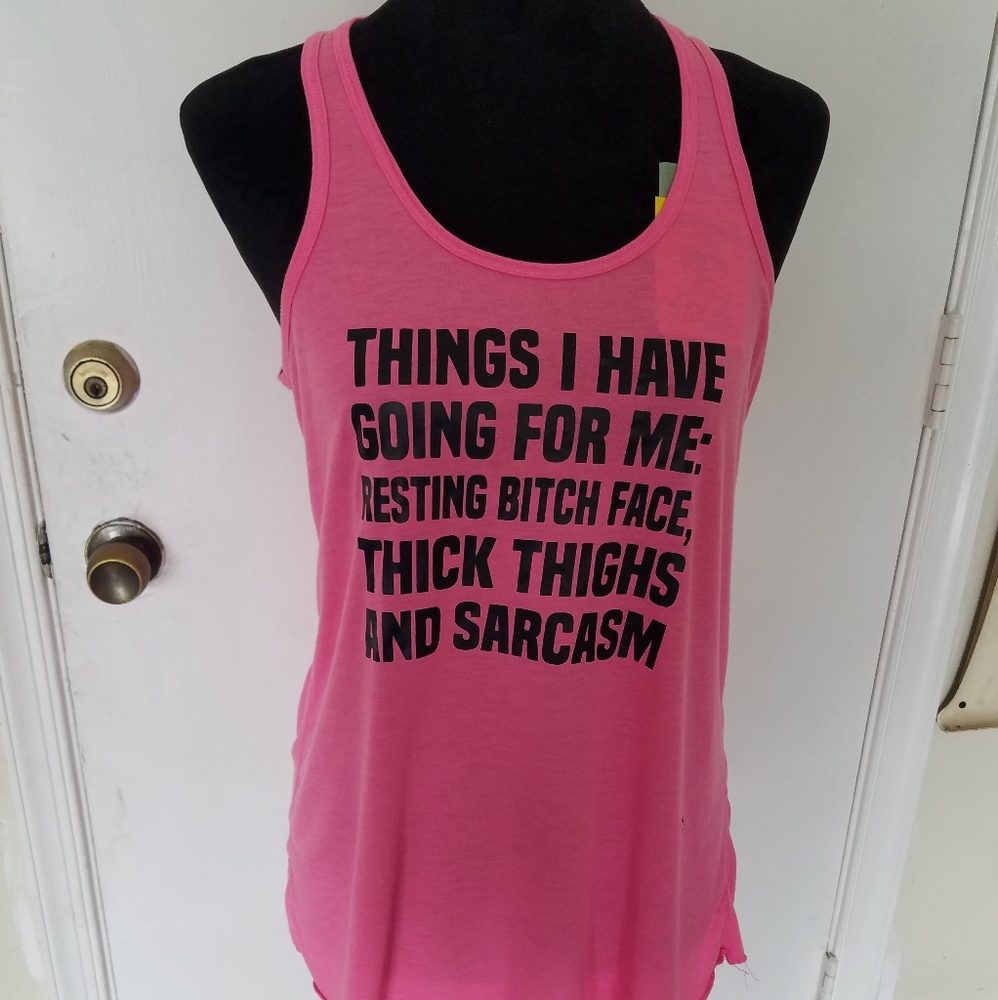 Pink Razorback Tank